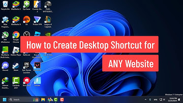 How to Create Desktop Shortcut for ANY Website on Windows PC (2024)