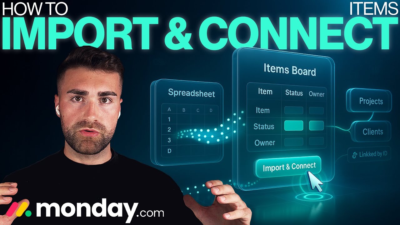 How To Import & Connect Items In Monday.com | Detailed Tutorial | 2025 ...