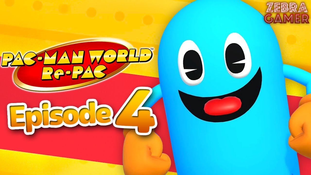 PAC-MAN WORLD Re-PAC Gameplay Walkthrough Part 4 - Funhouse Area 100%!