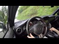Toyota GT86 drift on mountain roads