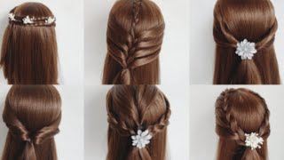 Simple easy hairstyle  Quick pretty hairstyle | new hairstyle l hairstyle girl l hairstyle for girl