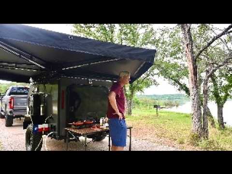 Solo overnight camp in my MINI camper!  Spicy Philly Cheesteaks  and overnight rain.