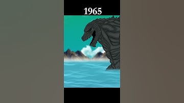 Black Godzilla & Bloop-3 Evolution (1965-2022) #godzilla #bloop #evolution #shorts
