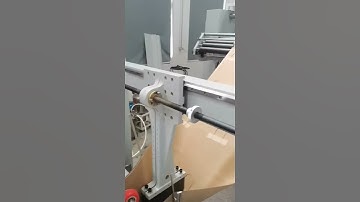 Full Automatic Square Bottom Paper Bag Making Machine with Handle