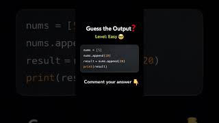 what Is Output?? | Java |Python | DSA #coding