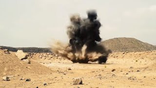 Navy EOD Controlled Explosions in Djibouti, Africa