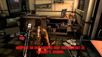 THE LAST OF US - Collectibles Guide Part 13 - The University / Go Big Horns