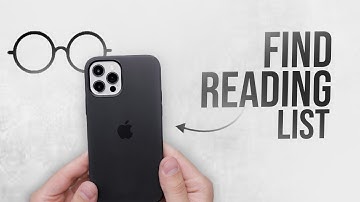 How to Find Reading List on iPhone (tutorial)