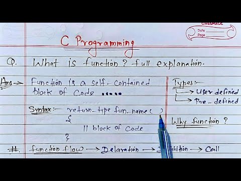 C Functions | What is Function? Full Explanation | Learn Coding