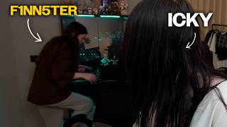 F1NN5TER caught sneaking on stream