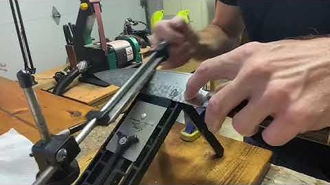 Sharpening on Shun 8" chef