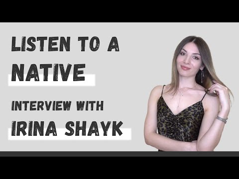 Russian Speech: listen to an interview (Irina Shayk)