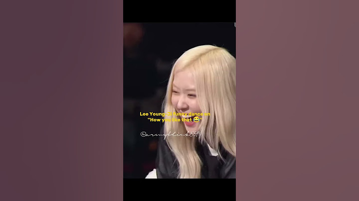 Rosé is shocked after seeing Lee Young-Ji dance😱 #blackpink #rose