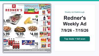 Redner's Weekly Ad (7/9/26 - 7/15/26) Top Deals