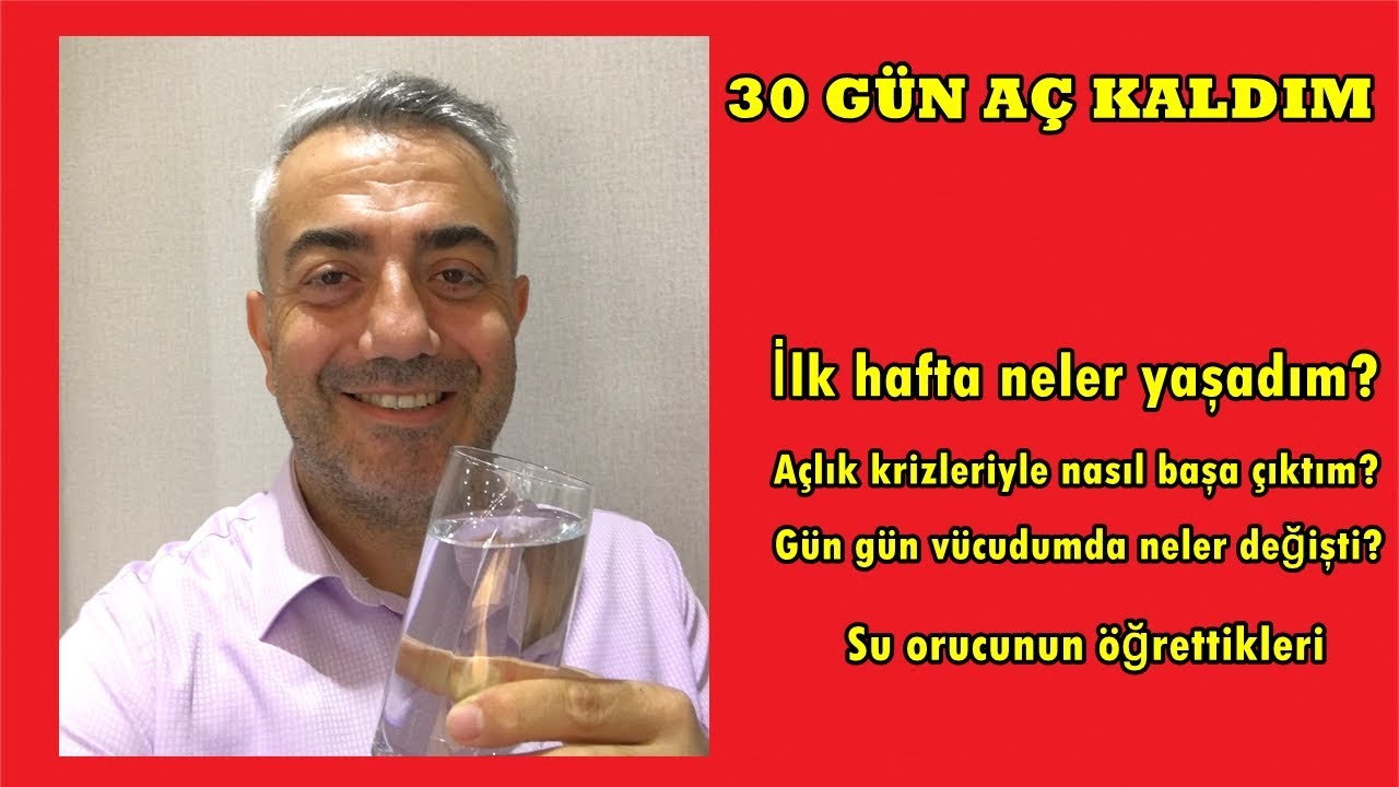 30 Gün Hiç Yemek Yemedim! (Sadece Su İçtim)
