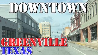 Celebrity Greenville - Texas - 4K Downtown Drive Wealth