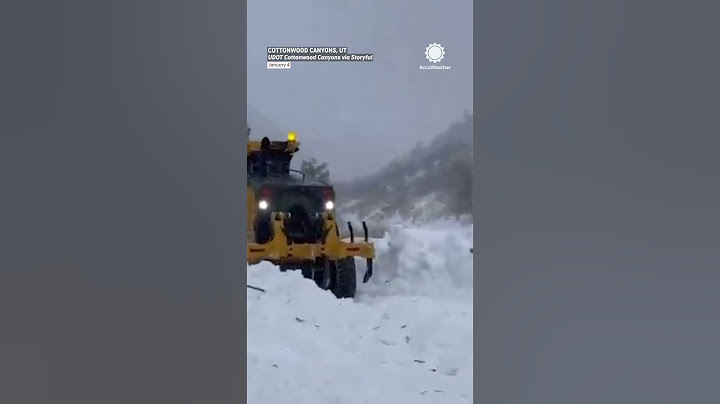 Triggered Avalanche Races Down Mountain in Utah