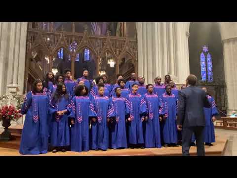 Morgan Choir sings Done Made My Vow at the National Cathedral