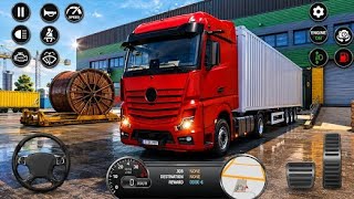 Real US Truck Driving Simulator 3D - Heavy Cargo Delivery Truck Games - GamePlay (Android)  screenshot 4