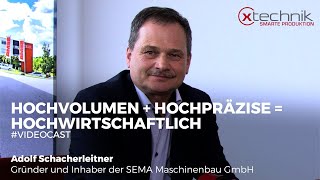 #Videocast: Hochwirtschaftliche und hochpräzise Zerspanungsprozesse – Sema Maschinenbau