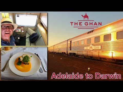 Vídeo: A Melhor Viagem De Trem Na Austrália é The Ghan