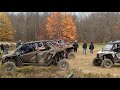 Lewiston and Roscommon ORV trips, Maverick R and RZR doing jumps off trail