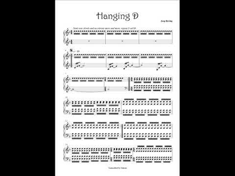 joep beving hanging d piano sheet music youtube hanging sheet