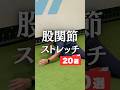【保存版】股関節の動き改善に効果的なストレッチ20種