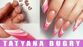 3D Френч/ Наращивание ногтей сама себе/ Креативный Французский Маникюр/ Татьяна Бугрий 3D Френч/ Наращивание ногтей сама себе/ Креативный Французский Маникюр/ Татьяна Бугрий