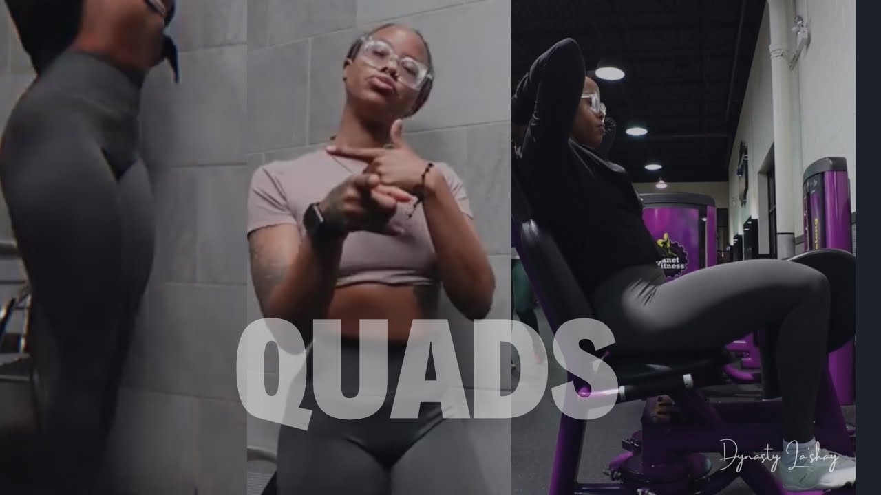 GYM WITH ME | GROW YOUR QUADS WITH THESE SIMPLE MACHINES. [*SIMPLE BUT ...