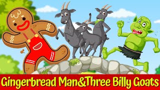🔴The Gingerbread Man | Three Billy Goats Gruff🐐 | Animated Fairytales For Kids💥