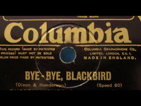 Irving Kaufman sings "Bye Bye Blackbird" (1926) -- Miles Davis covered this