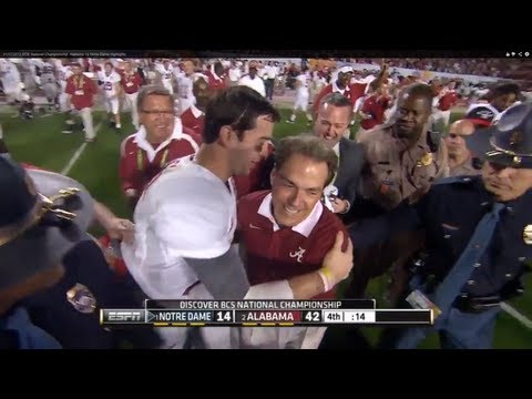 01/07/2013 BCS National Championship: Alabama vs Notre Dame Highlights