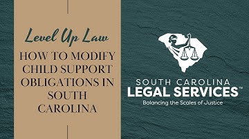 How to Modify Child Support Obligations in South Carolina