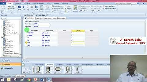 Lecture 27: Combustion Calculations Estimation of percent Excess Air in Aspen