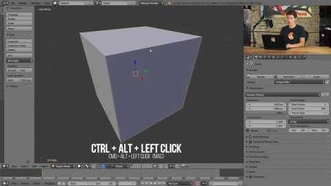 Blender Basics Pt. 8b: Navigating with a Laptop or 2 Button Mouse