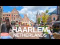 [4K] Haarlem, Netherlands virtual walk with natural relaxing sounds