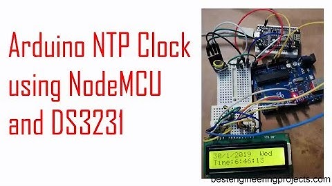 Arduino NTP Clock using NodeMCU and DS3231