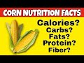 Nutrition facts of cornhealth benefits of cornhow many caloriescarbsfatfiberprotein in corn