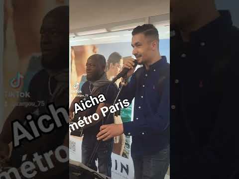 مغترب جزائري يغني أغنية AICHA في ميترو باريس Paris Metroparis Algeria France Morocco