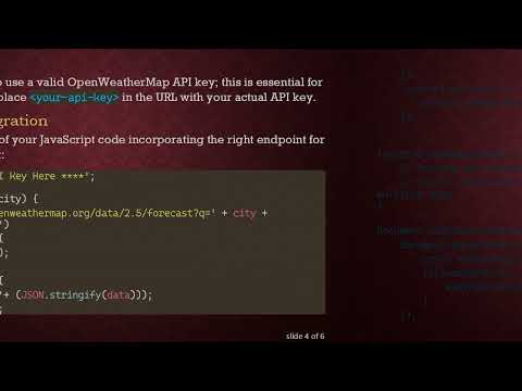 Understanding the 5-Day Weather Forecast with OpenWeatherMap API