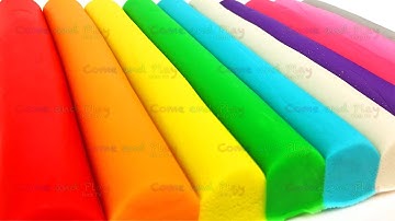 Lets Learn Colors with Play Doh Modelling Clay and Sea Creature Cookie Molds