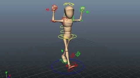 3D Animation - Walk Cycle Playblast