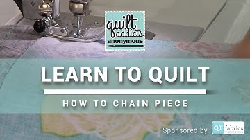 How to Chain Piece Quilt Blocks & Sew Faster - FREE Beginner Quilting Videos and Pattern - NO MUSIC