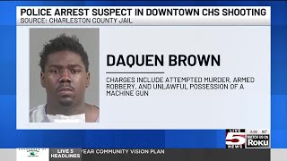 VIDEO: Charleston man faces several charges in early-morning downtown shooting