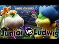 ABM: Bowser Jr Vs Ludwig!! Mario Kart 8 Deluxe!! RACE & BATTLE MATCH!! HD