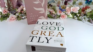 Love God Greatly Bible from Thomas Nelson & Amazing Work Book @catwoods5499