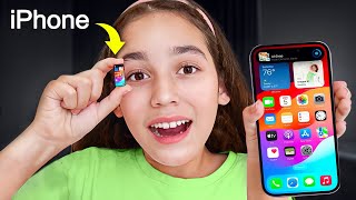 We Tried The SMALLEST iPHONE IN THE WORLD!! *Shocking* | Jancy Family