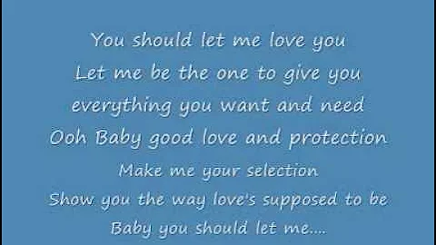 Mario - Let me love you [Lyrics]