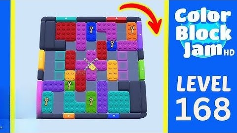 Color Block Jam Level 168 Solution Walkthrough 